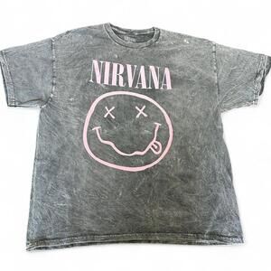Nirvana 'Smiley Face' T-Shirt - Size 1X (NWOT)